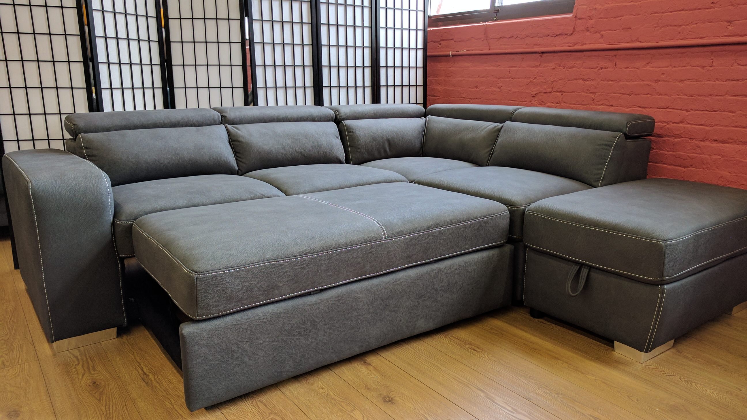 Abby Sectional Gray 1 