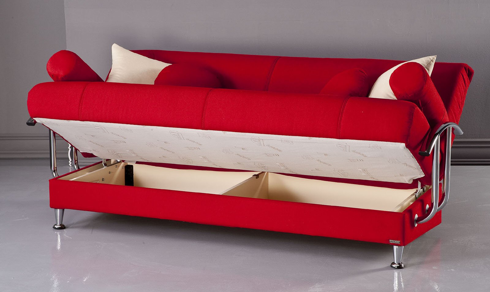 Best Tetris Red Convertible Sofa Bed by Sunset