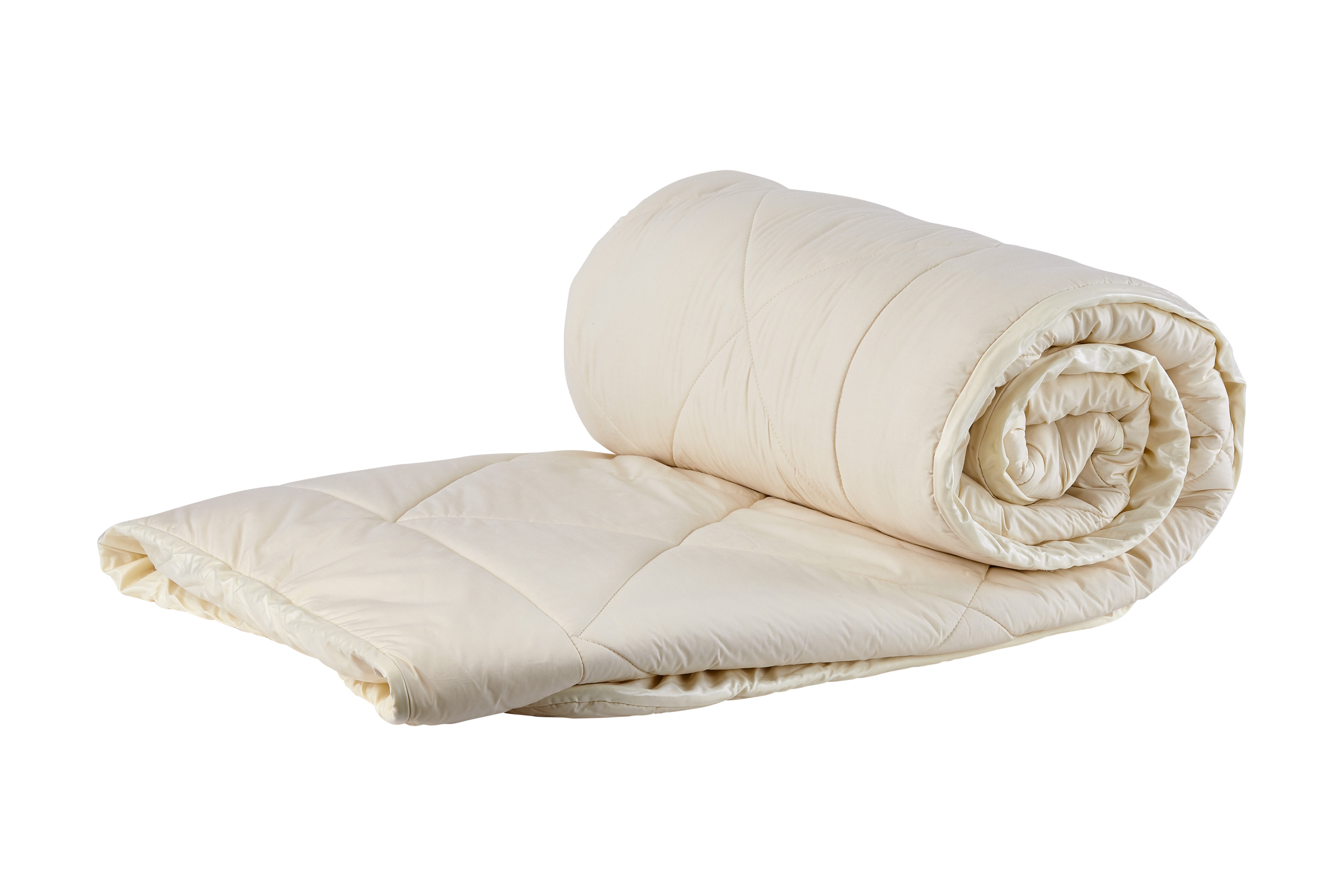 washable wool-filled mattress pad