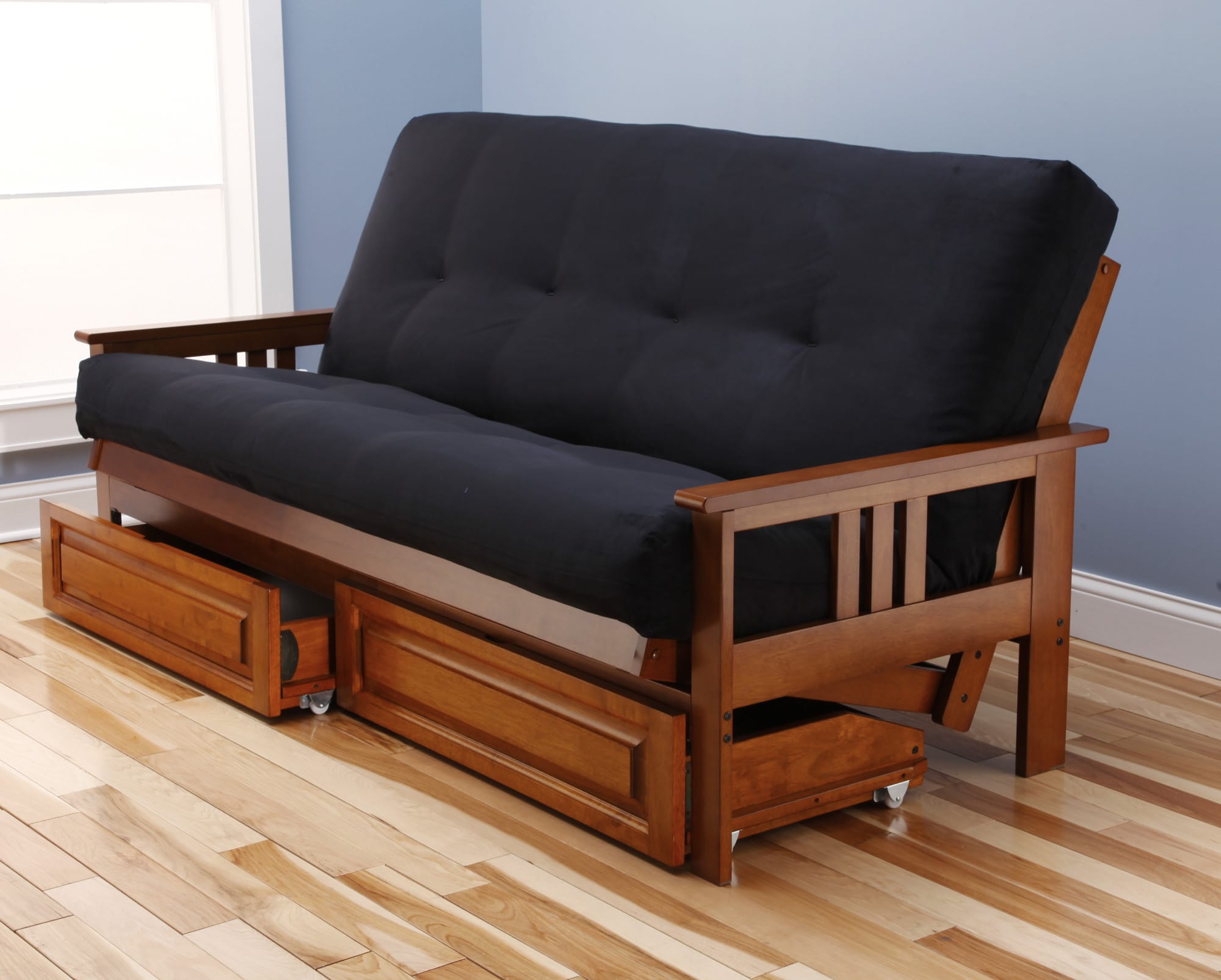 double twin mattress futon frame