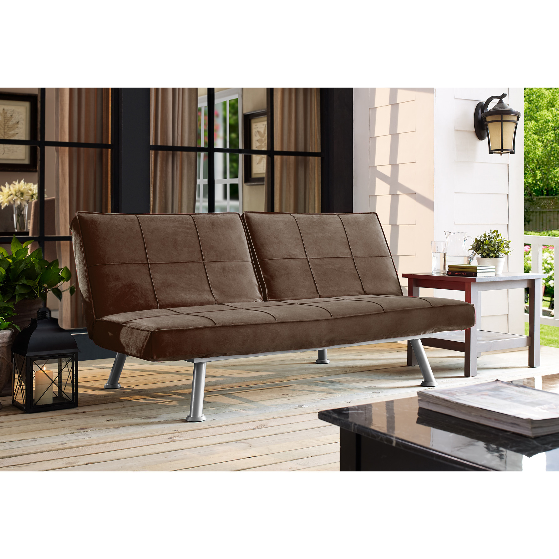 Maxson Convertible Sofa Java by Serta Lifestyle