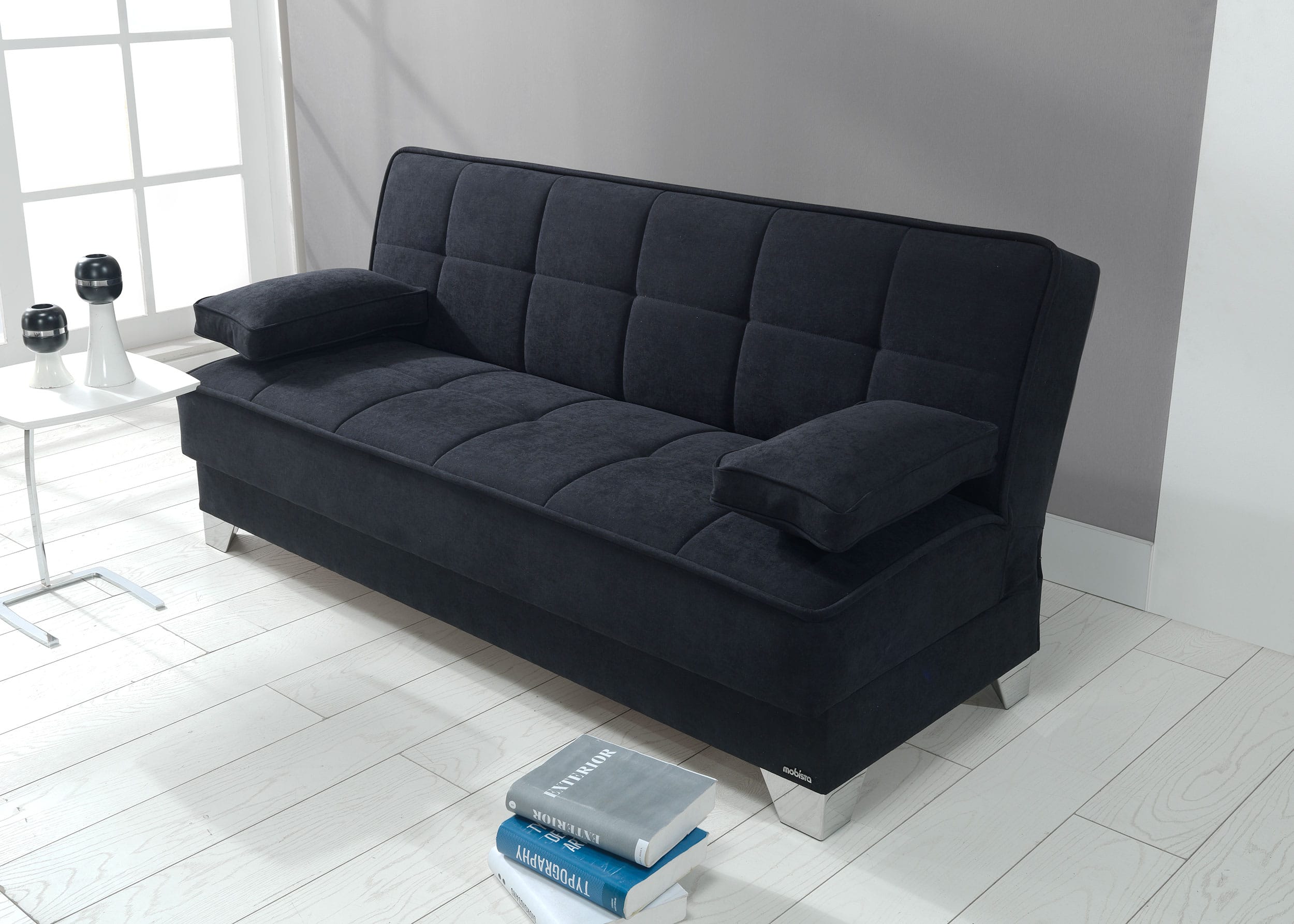 Nexo Carisma Black Sofa Bed By Mobista