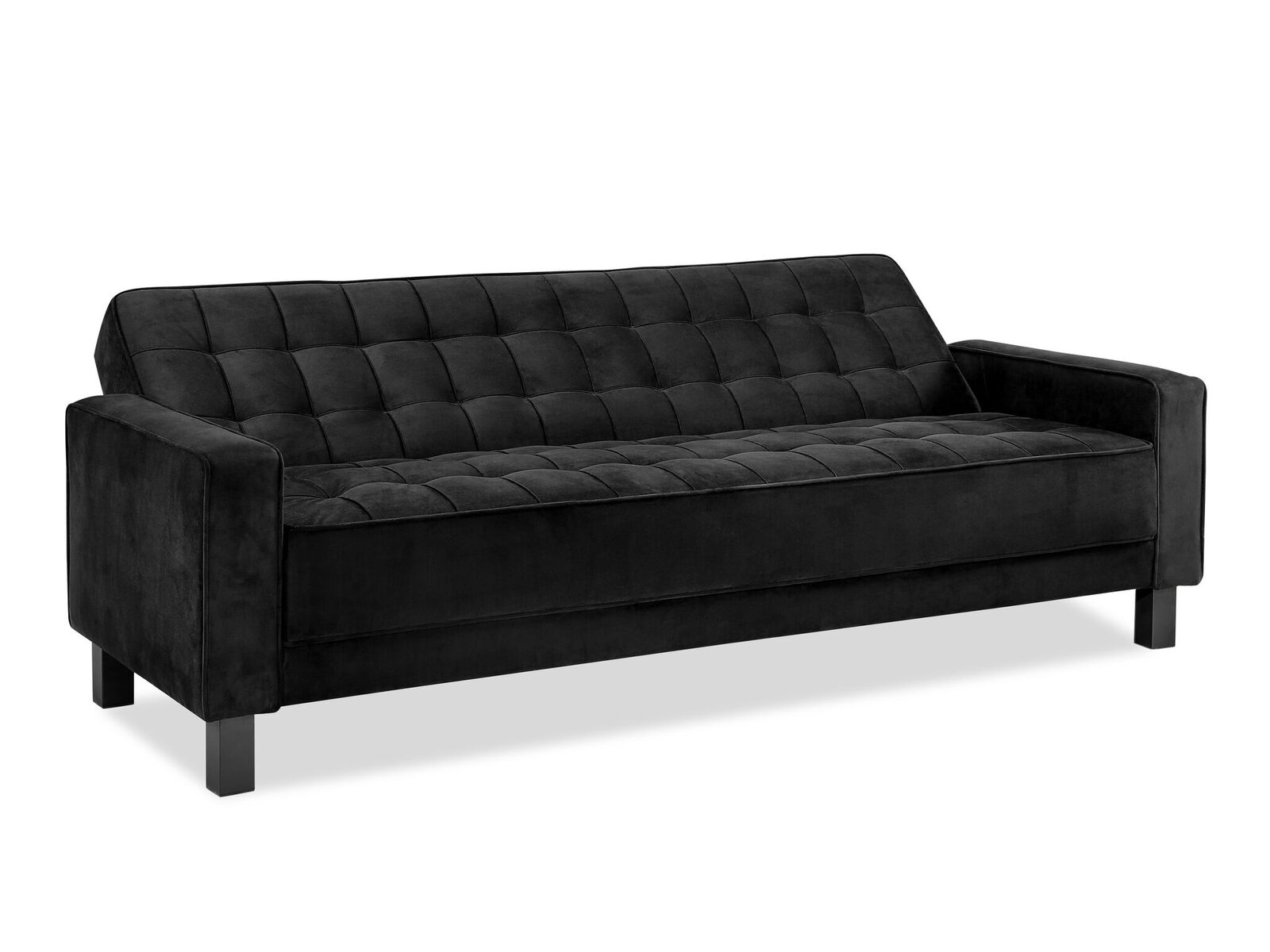 McKinley Convertible Sofa Black by Serta Lifestyle