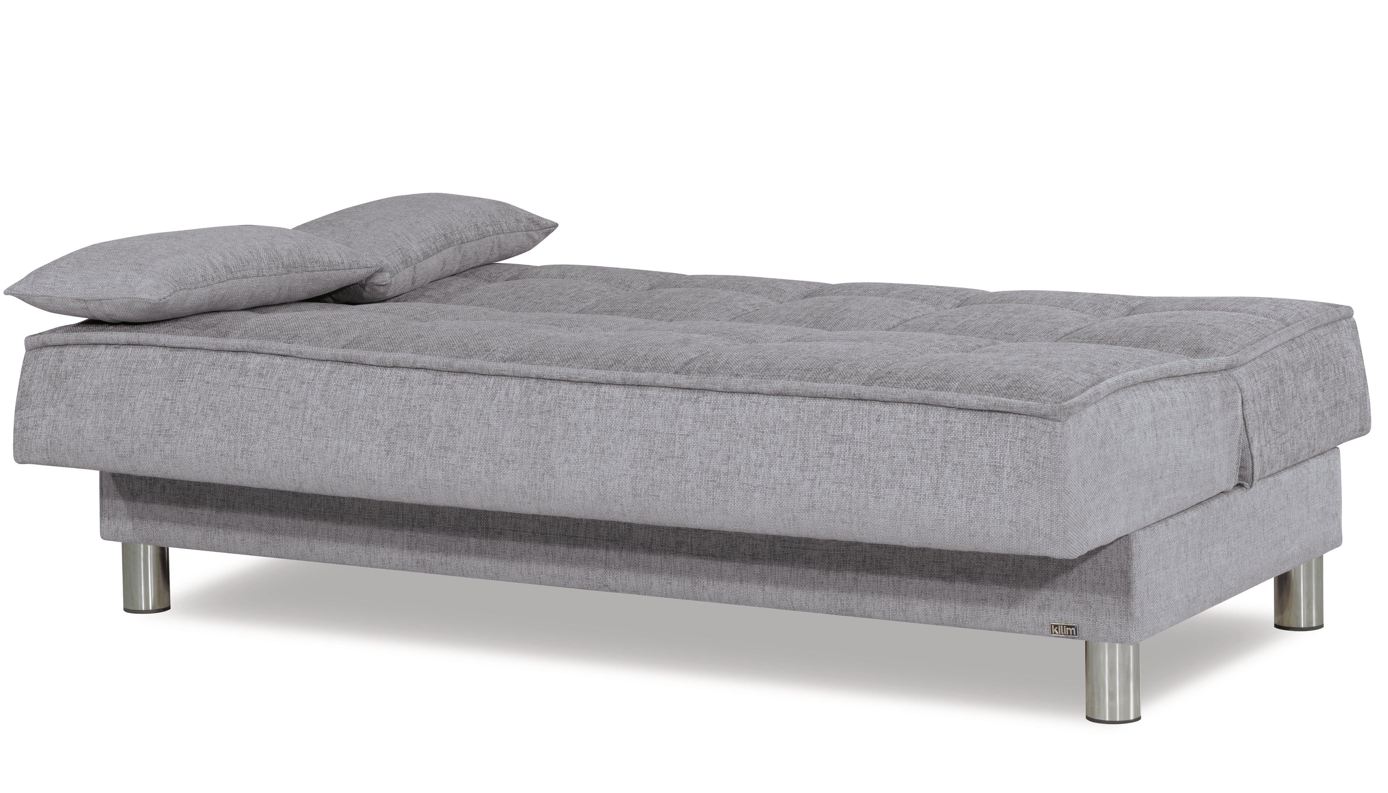 Smart Fit Gray Convertible Sofa by Casamode