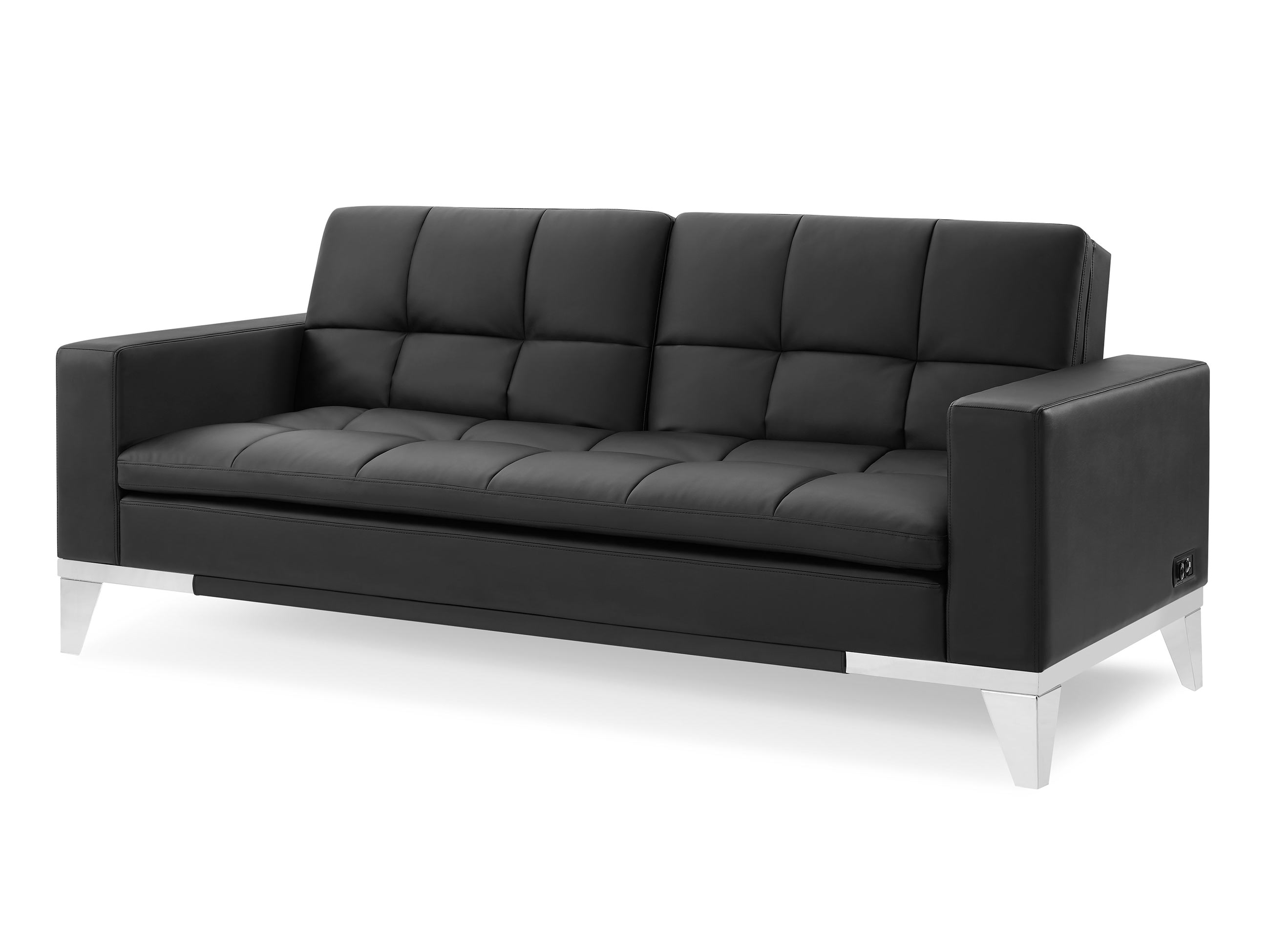 Westridge Convertible Sofa Black by Serta Lifestyle