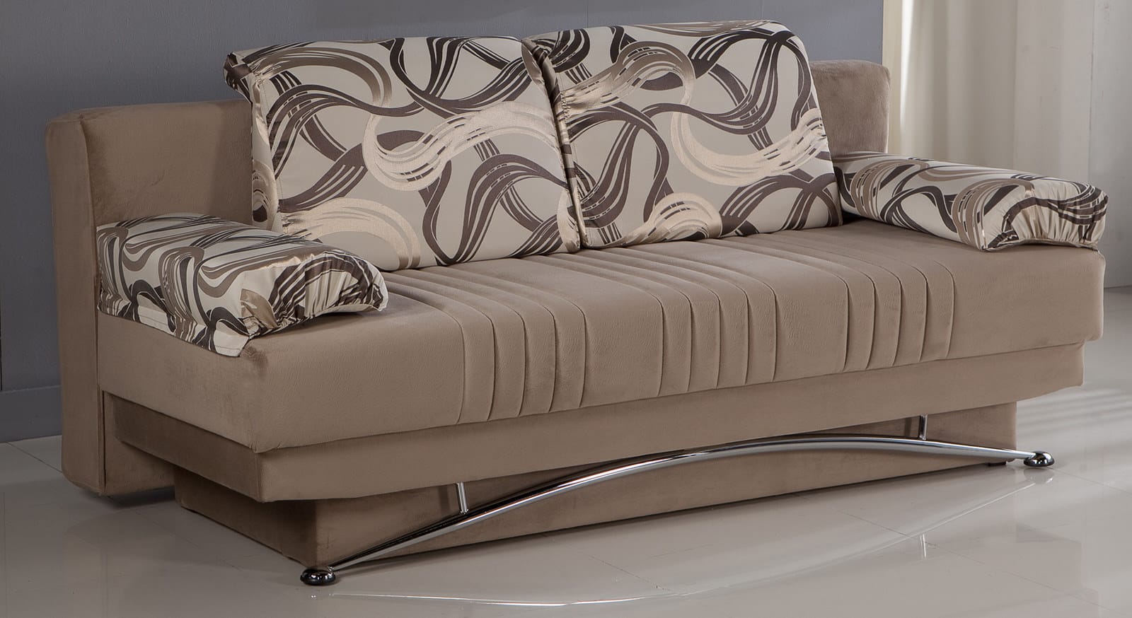 Fantasy Best Vizon Convertible Sofa Bed by Sunset