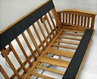 Anyone have any tips of stopping my futon mattress from sliding? It has a  metal frame so the grips that  sells won't work because they are for  wood slats! : r/ApartmentHacks