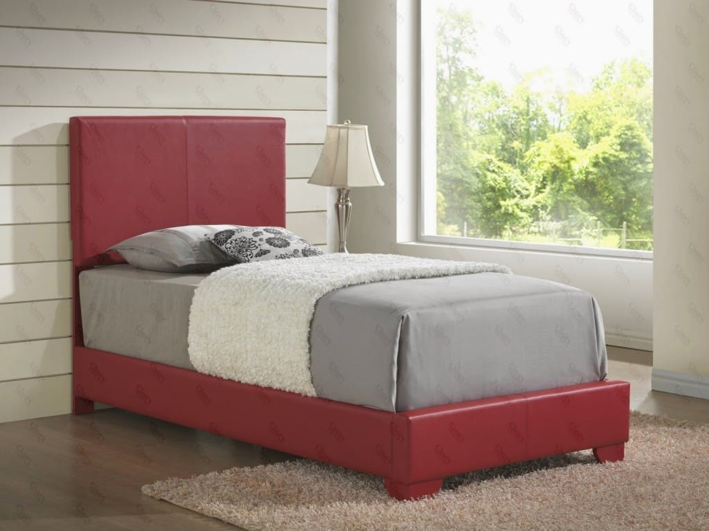 Upholstered Bed Red by Glory Furniture