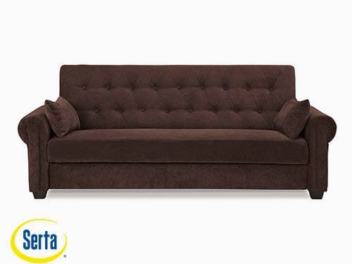 Andrea Convertible Sofa Java by Serta / Lifestyle