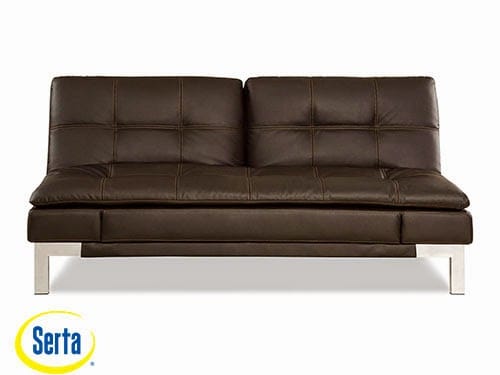 Valencia Convertible Sofa Java by Serta / Lifestyle