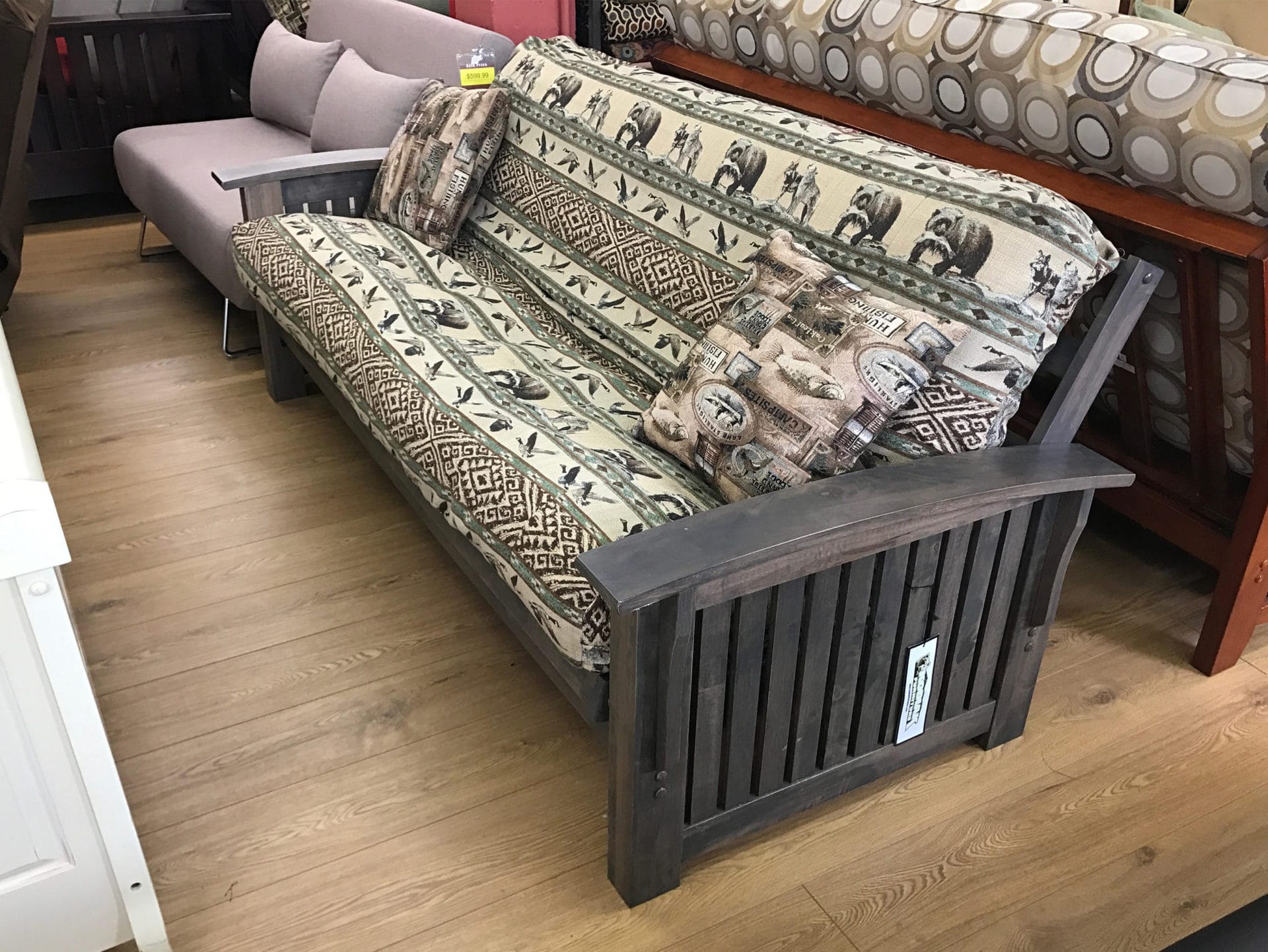 A Futon Cover on a Frame