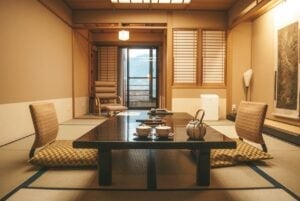 Japanese Style Room with Tatami Mats