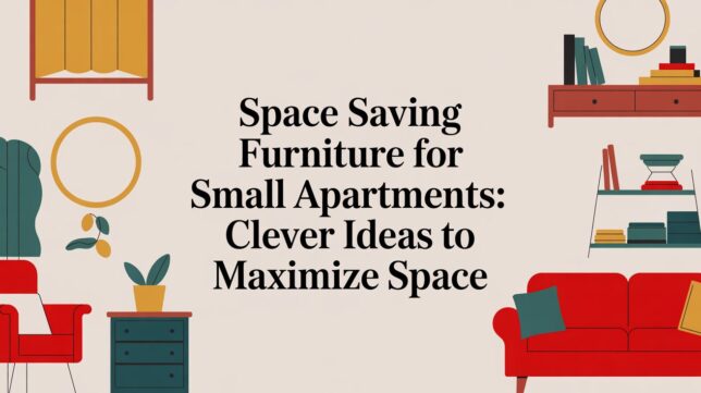Space saving furniture for small apartments: Clever ideas to maximize space