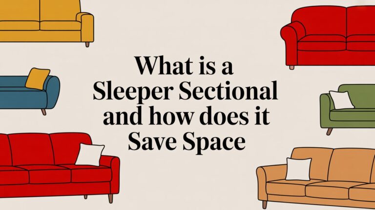 What Is a Sleeper Sectional and How Does It Save Space