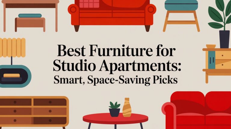 Best Furniture For Studio Apartments: Smart, Space-Saving Picks
