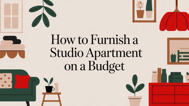 How to Furnish a Studio Apartment on a Budget