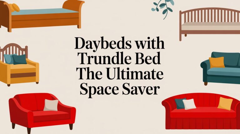 Daybeds With Trundle Bed: The Ultimate Guide for Smart Spaces