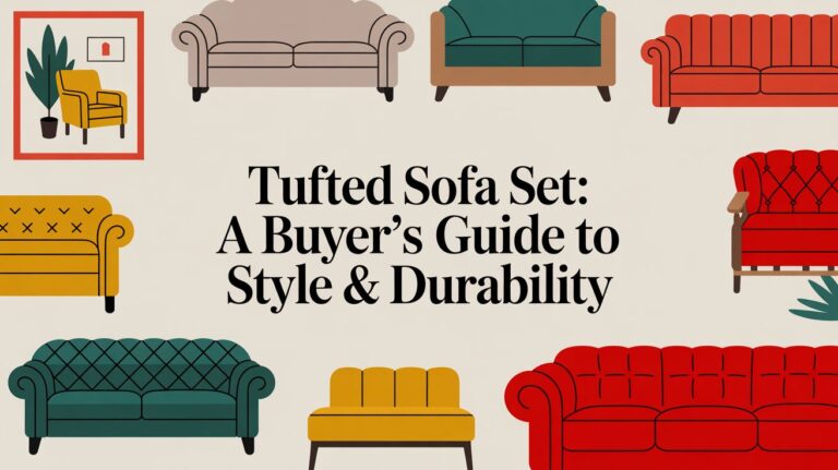 Tufted Sofa Set: A Buyer’s Guide to Style & Durability
