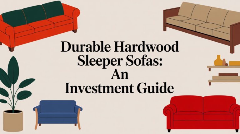 Durable Hardwood Sleeper Sofas: An Investment Guide