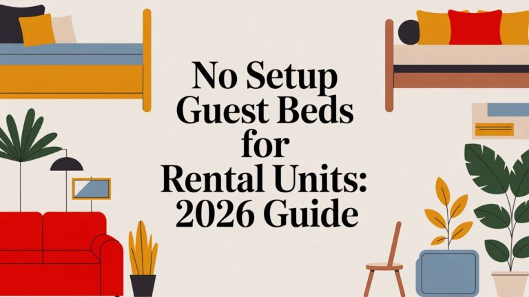 No Setup Guest Beds for Rental Units: 2026 Guide