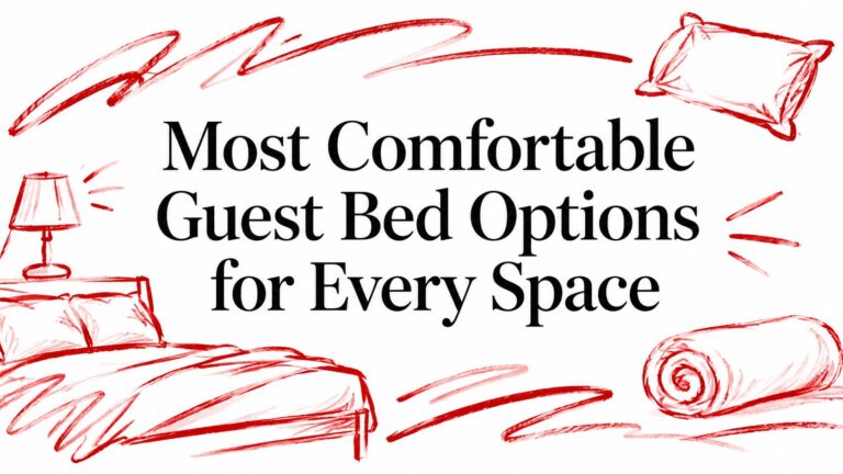 Most Comfortable Guest Bed Options for Every Space