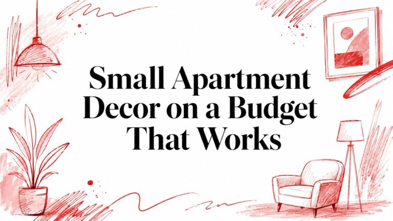 Small Apartment Decor on a Budget That Works