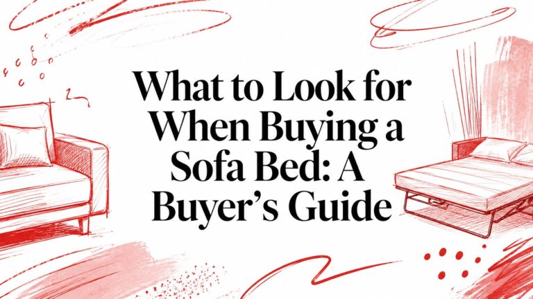 What to Look for When Buying a Sofa Bed: A Buyer’s Guide