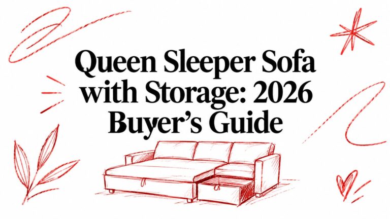 Queen Sleeper Sofa with Storage: 2026 Buyer’s Guide