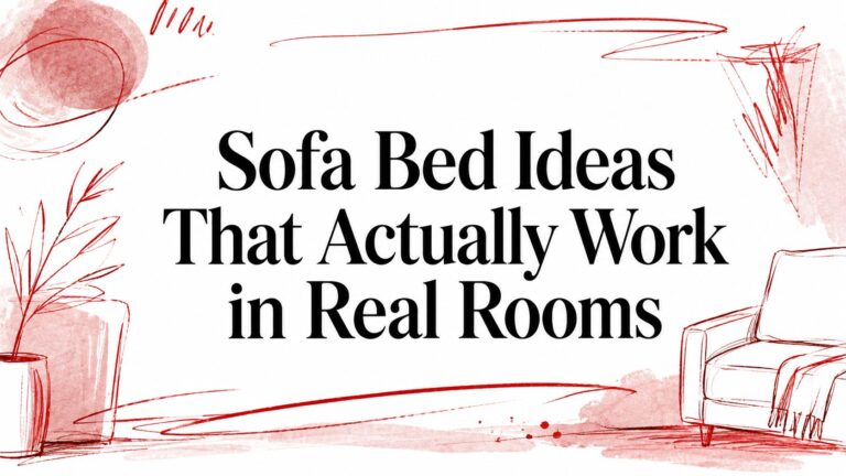 Sofa Bed Ideas That Actually Work in Real Rooms