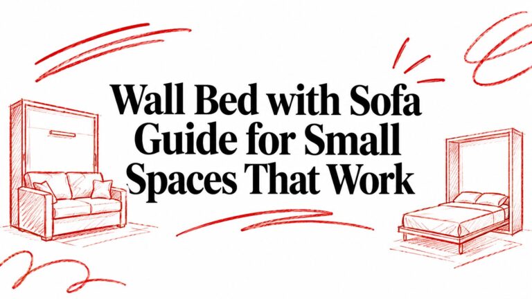 Wall Bed with Sofa Guide for Small Spaces That Work
