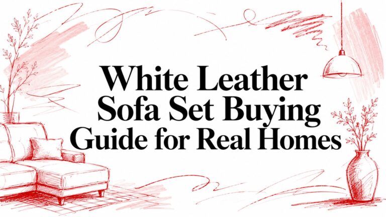 White Leather Sofa Set Buying Guide for Real Homes