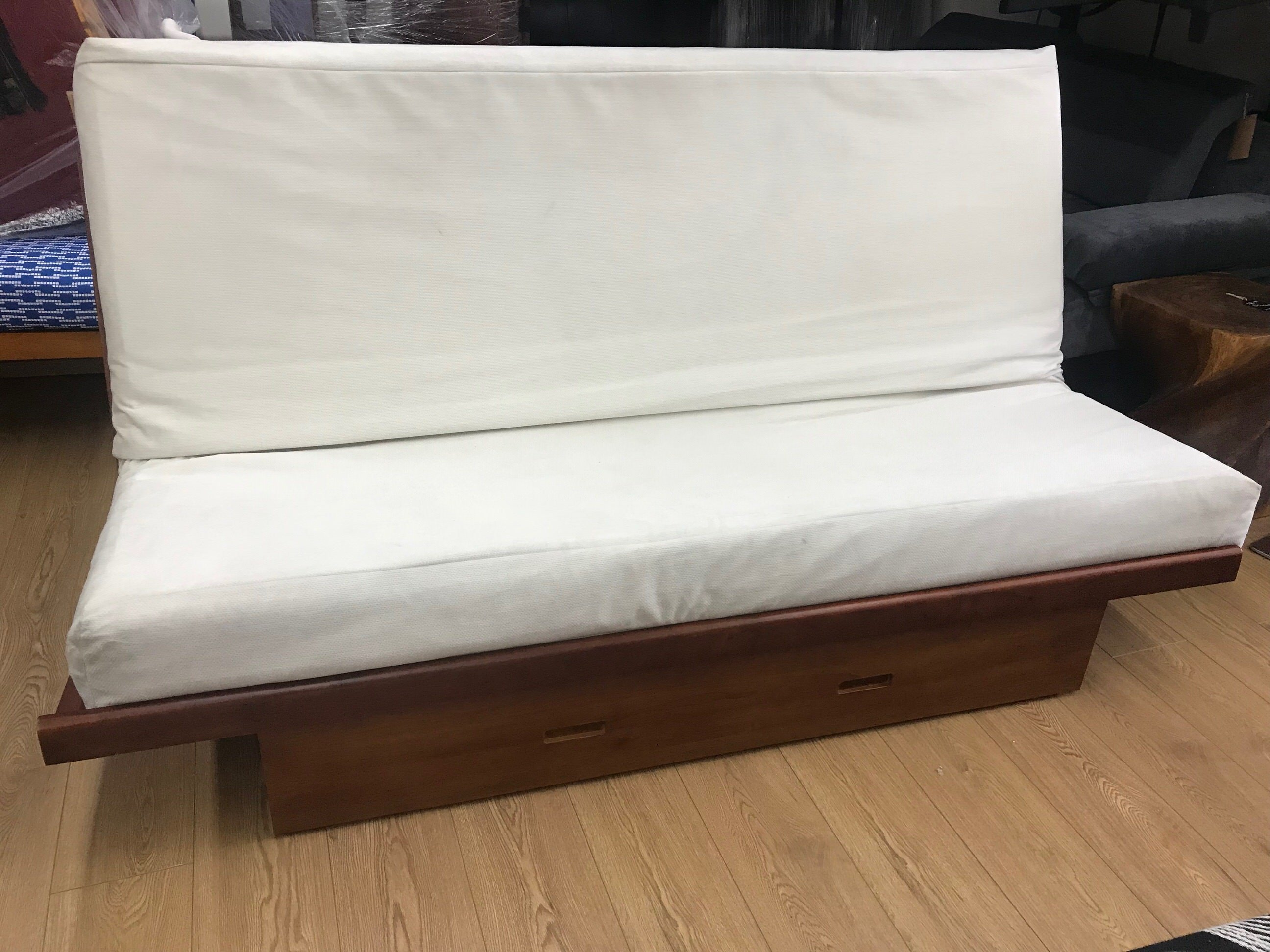 Okinawa Futon Frame w/Storage and Drawer by Prestige