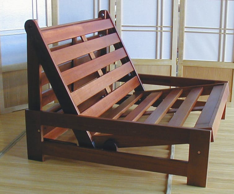 Tokyo A-Frame Tri-Fold Futon Frame by Prestige