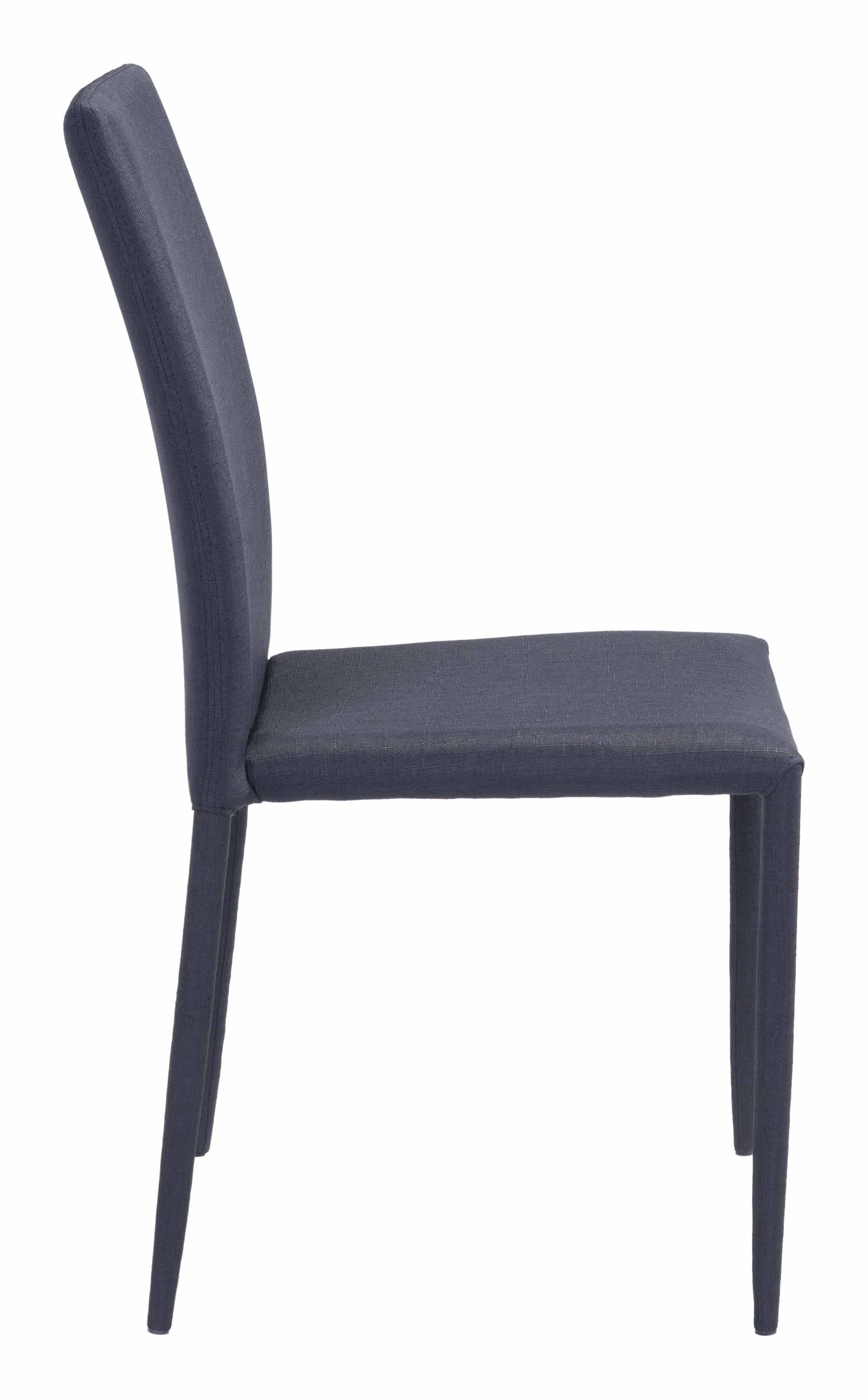 Confidence Dining Chair Black (Set of 4) at Futonland