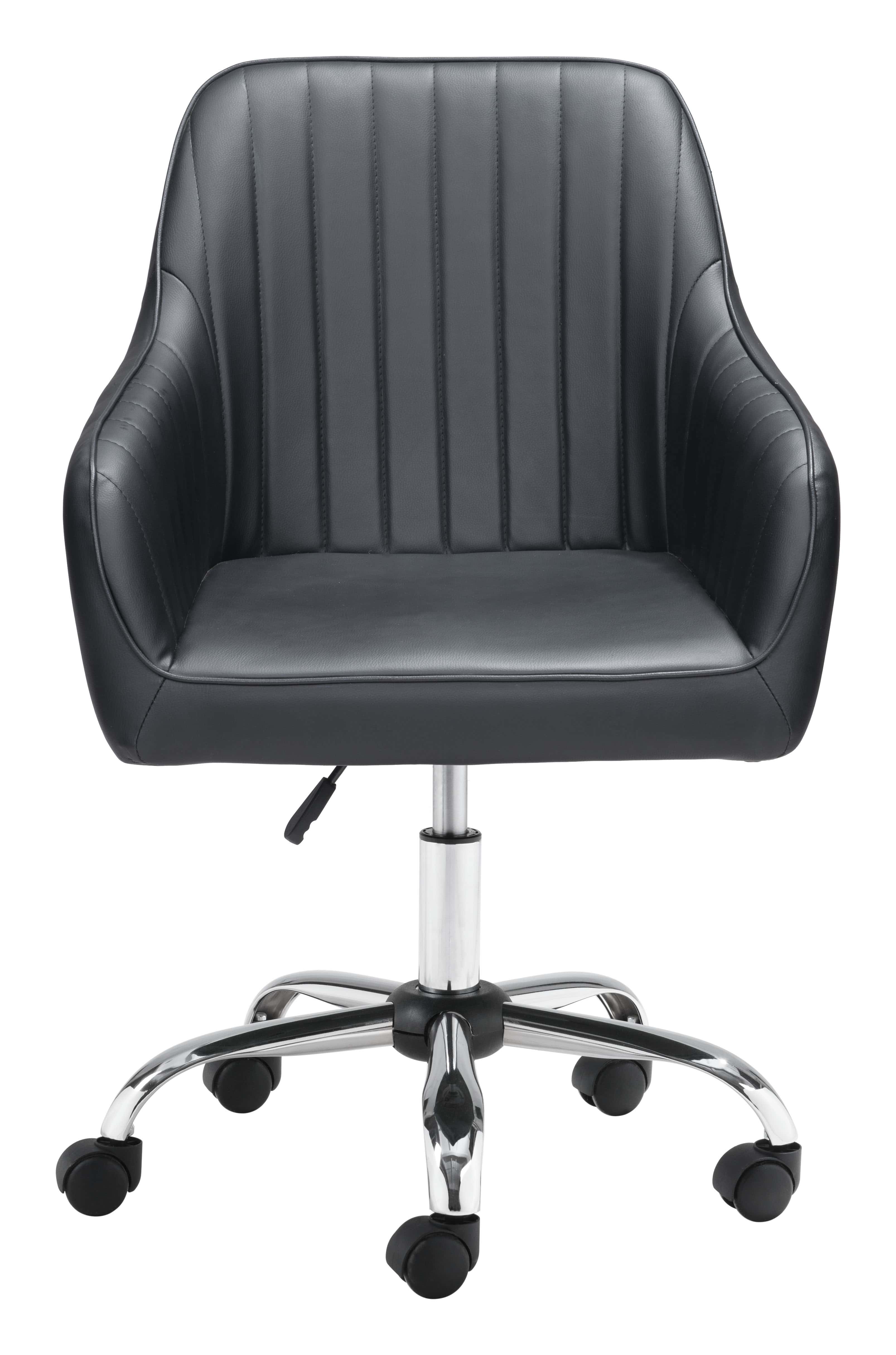 Curator Office Chair Black by Zuo Modern