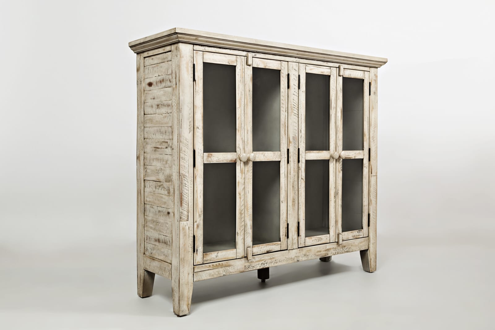 Rustic Shores 48 Inch Scrimshaw Accent Cabinet by Jofran Furniture