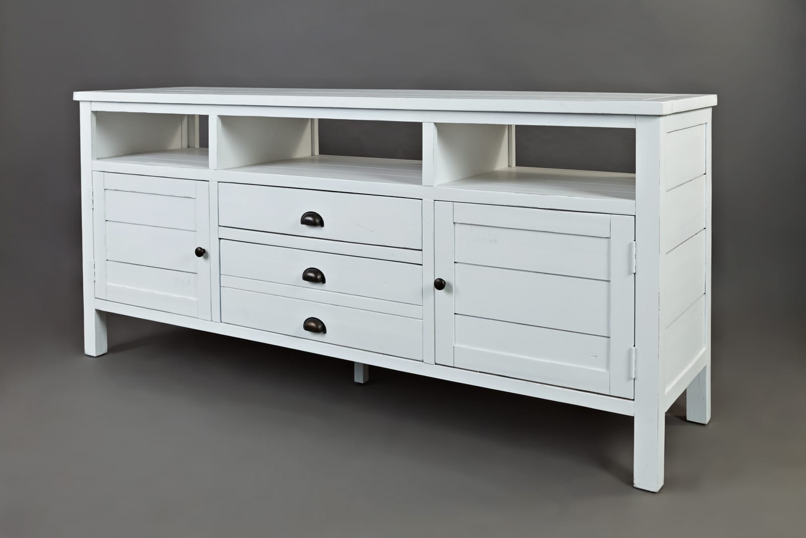 Artisan S Craft Weathered White 70 Inch Media Console By Jofran