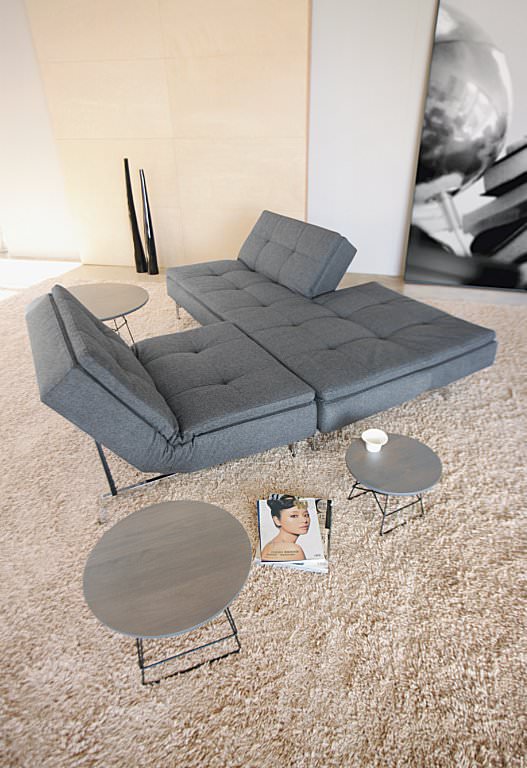 Floor Sample Dublexo Deluxe Sofa Bed Dark Grey Ifelt by Innovation
