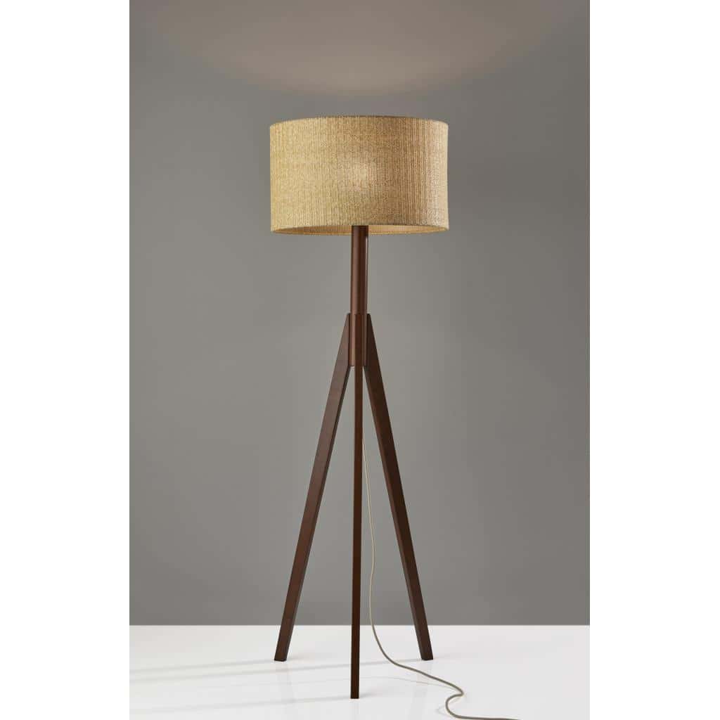 Eden Floor Lamp (Walnut) by Adesso Furniture