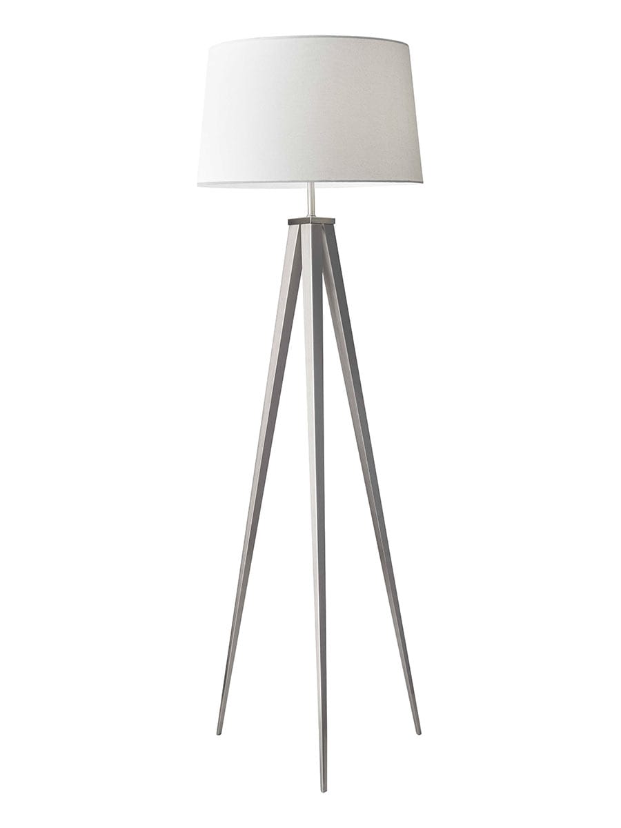 Producer Floor Lamp Brushed Steel By Adesso Furniture