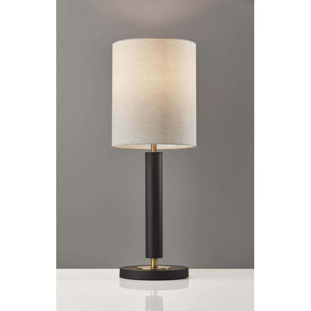 Hollywood Table Lamp (Black/Brass) by Adesso Furniture