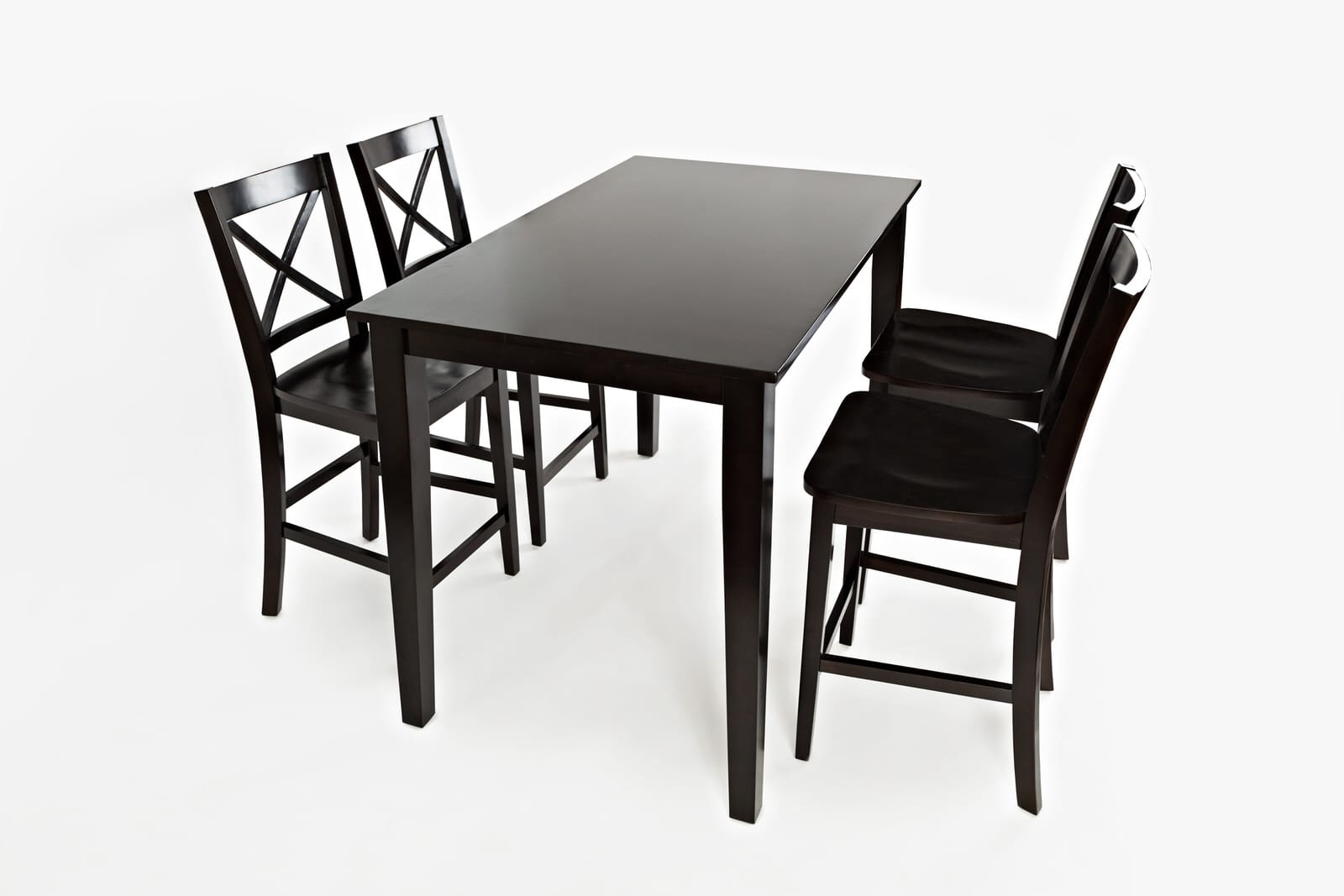 Simplicity Espresso Counter Height Dining Table at Futonland