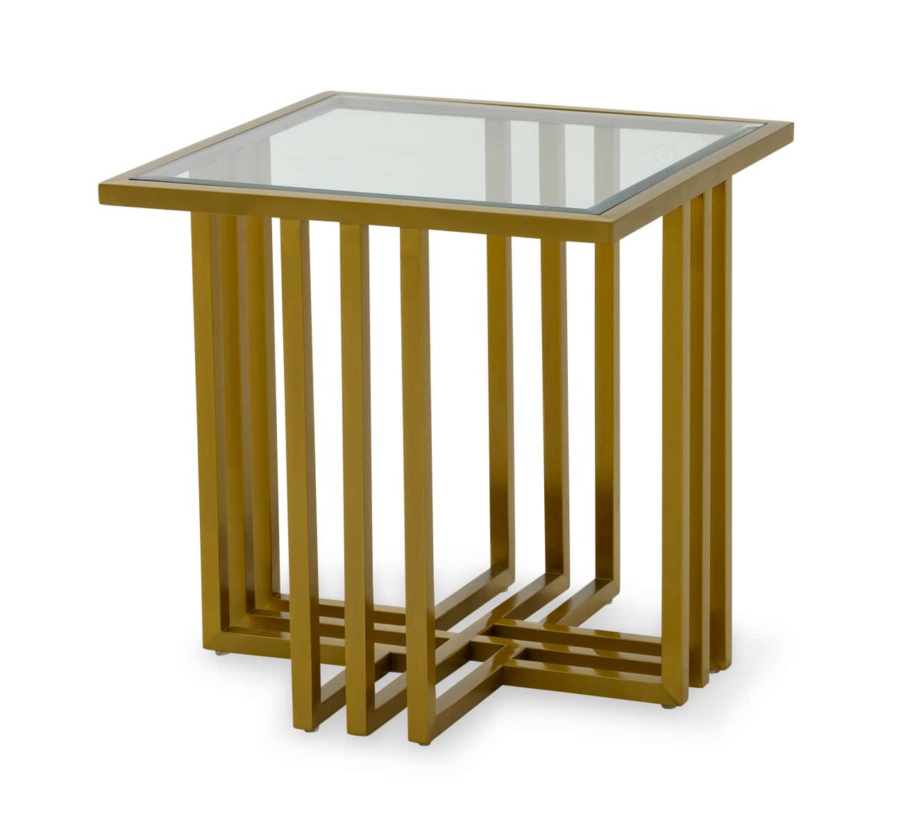 Modrest Kodiak Glass End Table - Thumbnail 4