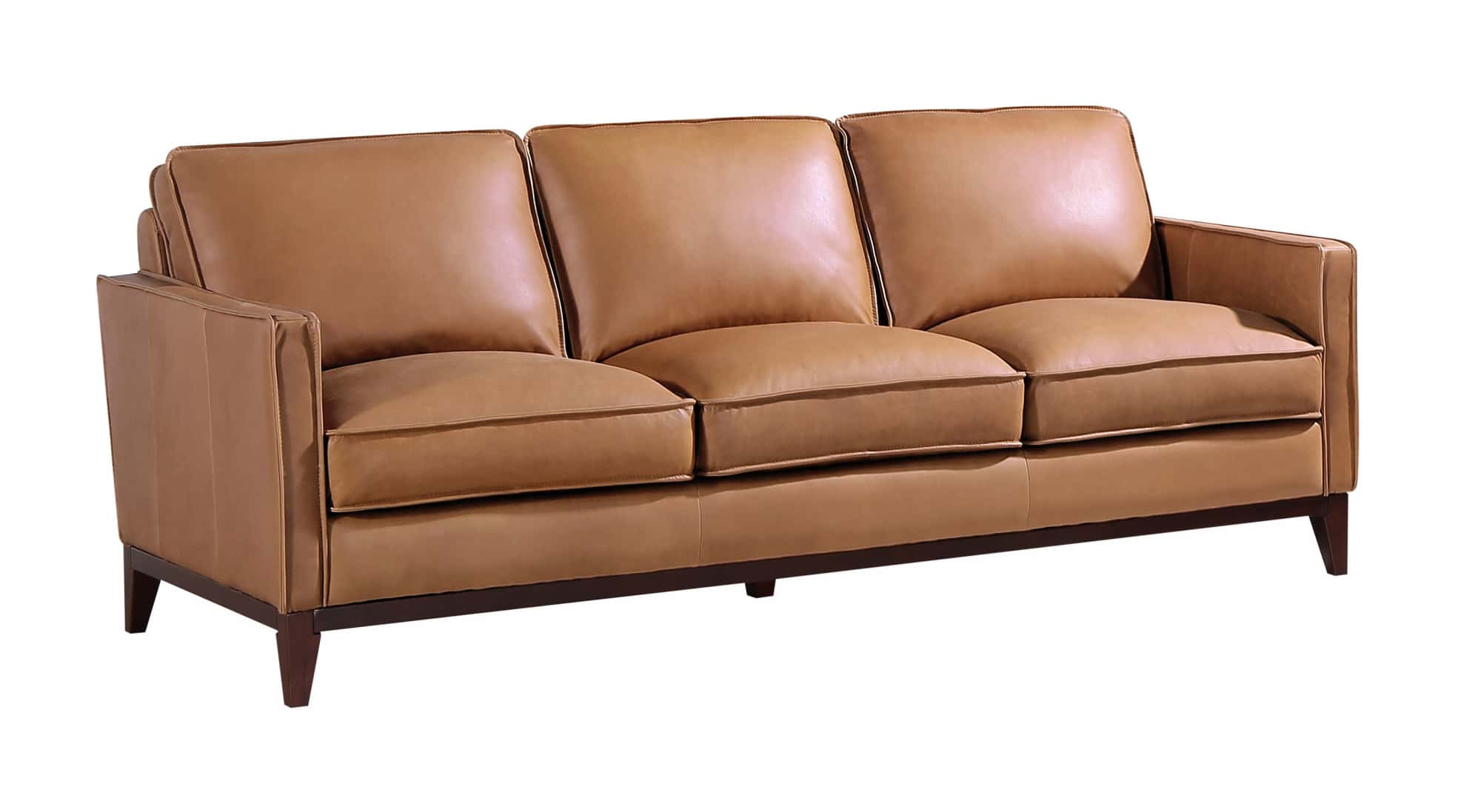 Divani Casa Naylor - Modern Brown Italian Leather Split Sofa by VIG  Furniture