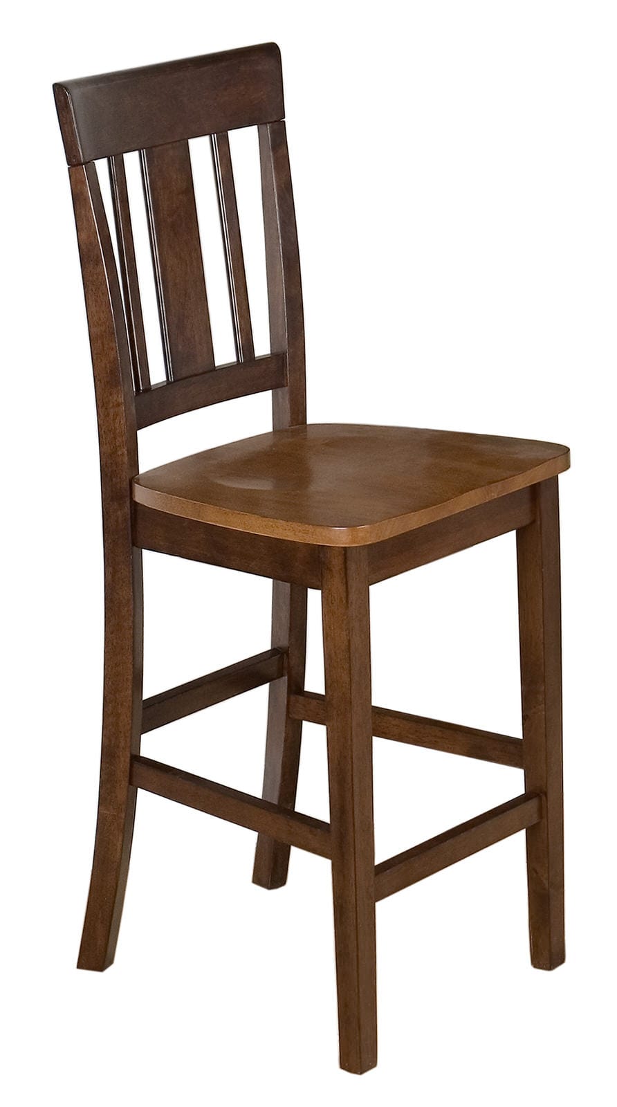 Kura Espresso Canyon Gold Counter Height Stool Set Of 2 By Jofran Furniture
