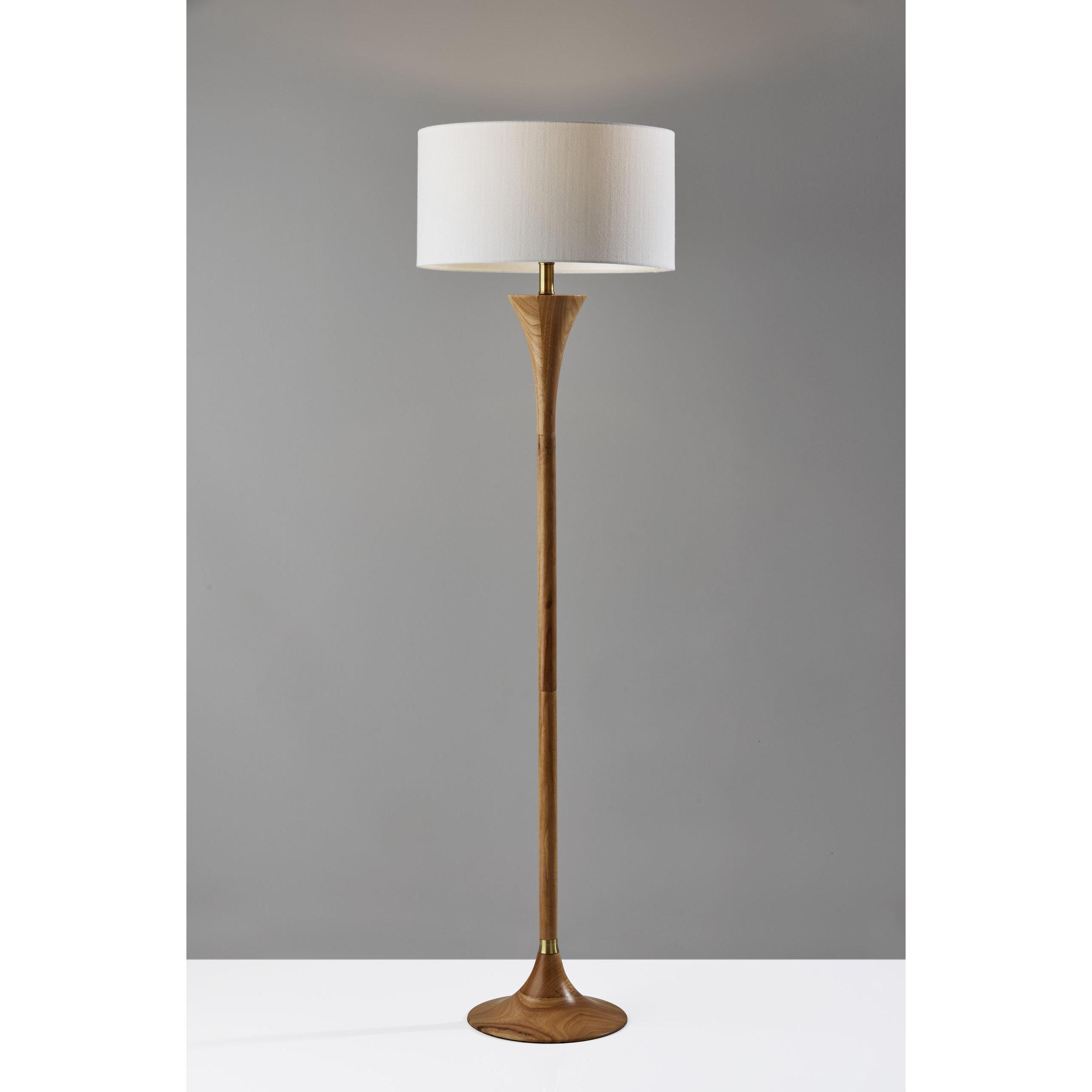 Rebecca Natural Wood Floor Lamp by Adesso Furniture