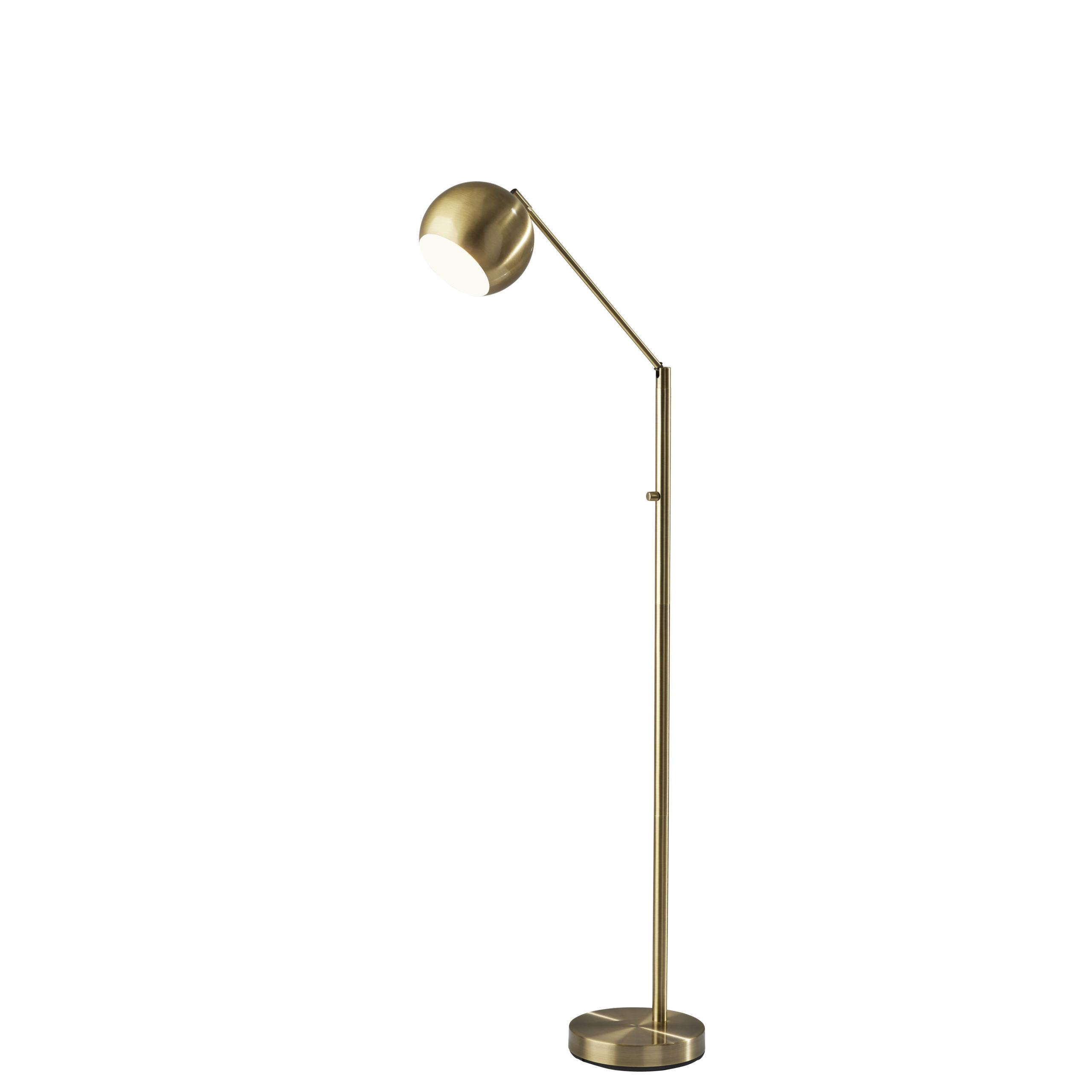 Ashbury Antique Brass Floor Lamp by Adesso Furniture