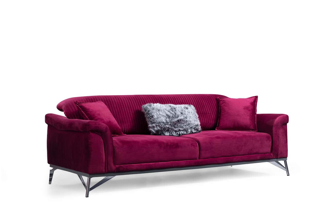 Fuchsia velvet sofa online