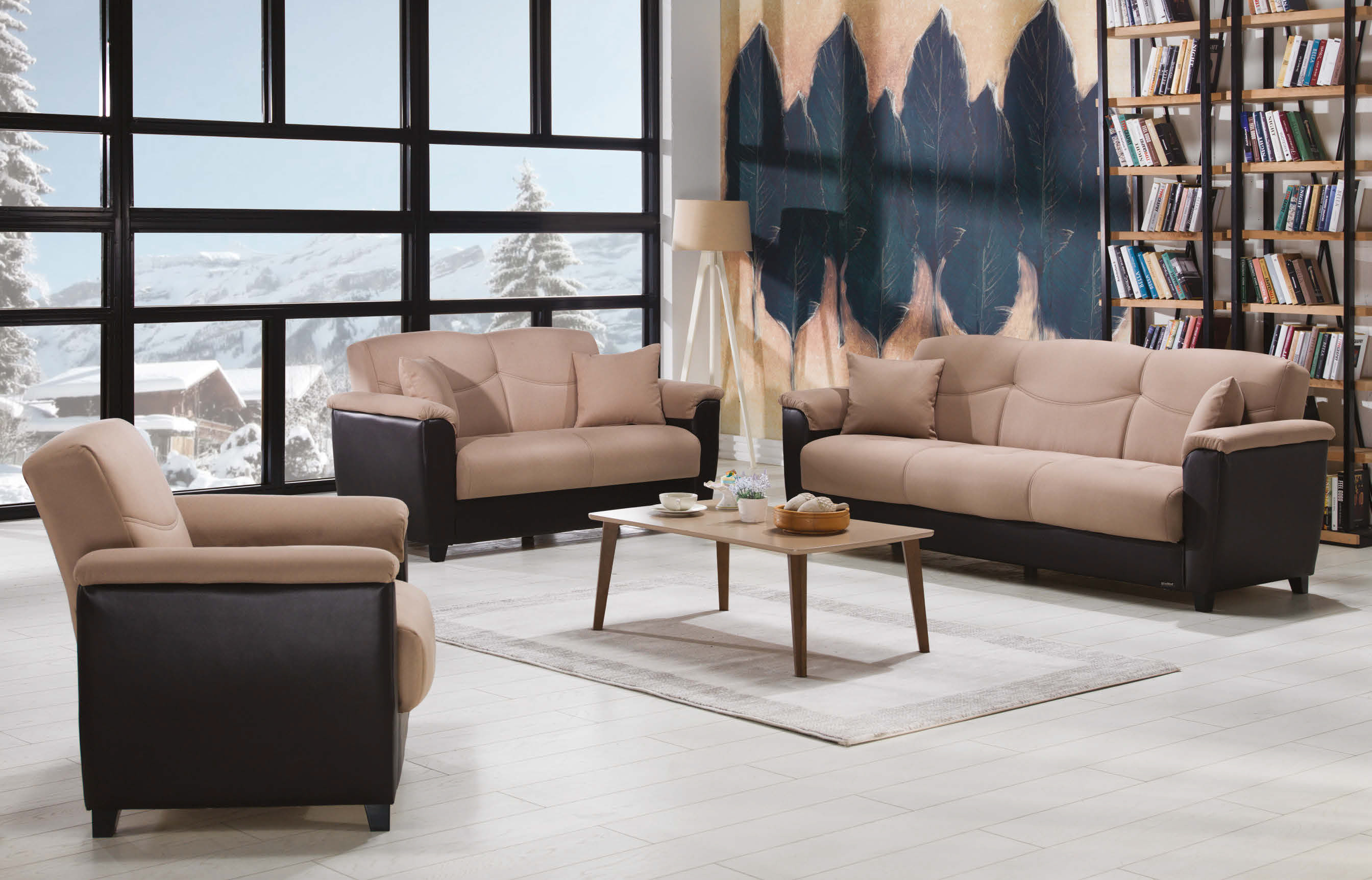 Aspen Milano Vizon Convertible Sofa Bed By Istikbal Furniture