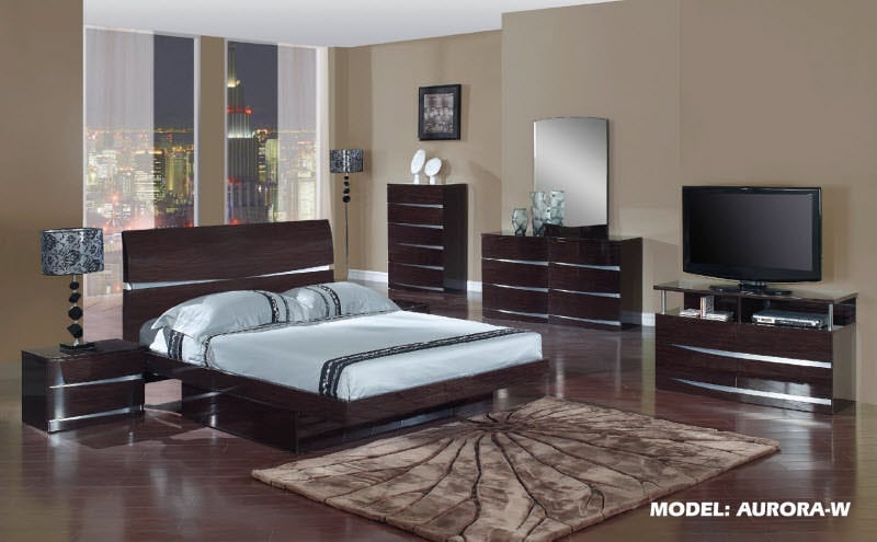 Aurora - Wenge Bedroom Set